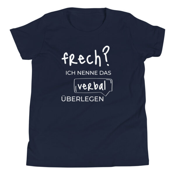 Kinder-T-Shirt “Frech? Ich nenne das verbal überlegen”